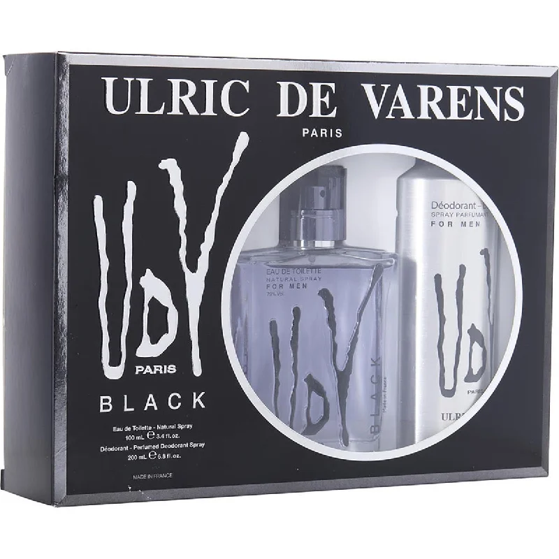 Ulric De Varens  UDV Black Fragrance Gift Set for Mens