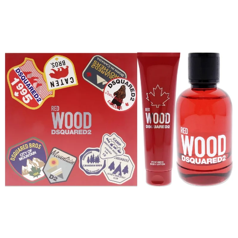 Dsquared2  Red Wood Gift Set for Women - 2 Piece