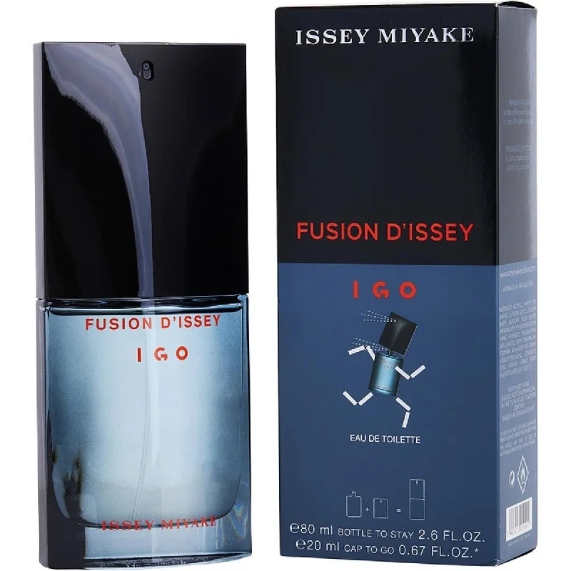 Issey Miyake  Fusion D Issey EDT Spray 2.7 oz & I Go Cap for 0.68 oz EDT Spray