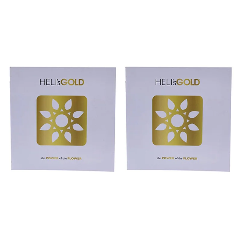 Helis Gold  The Power of The Flower Brochure for Unisex - Small - Pack of 2