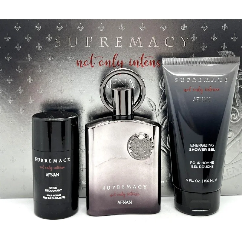 Afnan Perfumes  Afnan Supremacy Not Only Intense Gift Set for Mens