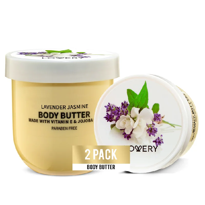 Lavender Jasmine Whipped Body Butter, 2 Piece