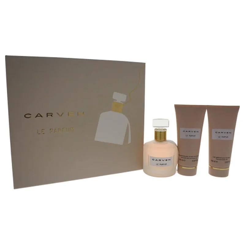 Carven  Le Parfum Eau de Parfum Spray Gift Set for Women 3 Piece