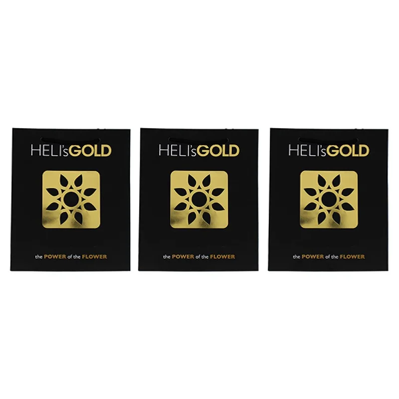 Helis Gold  The Power of The Flower Folder for Unisex - Large - Pack of 3