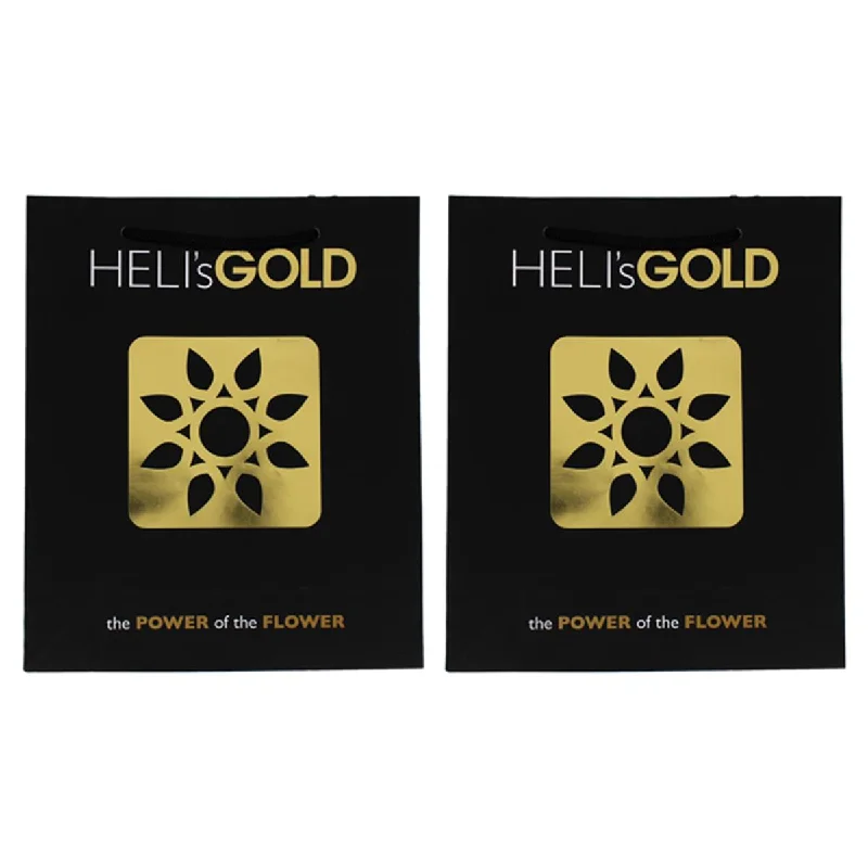 Helis Gold  The Power of The Flower Folder for Unisex - Large - Pack of 2