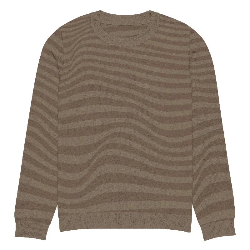 Dune Drift Knitted Crew Neck Sweater