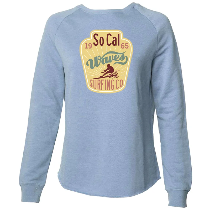 So Cal Waves Surfing Co Super Soft Crewneck Sweater