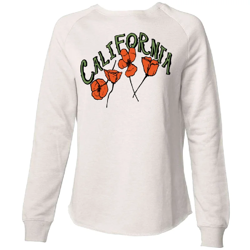 California Poppies Super Soft Crewneck Sweater