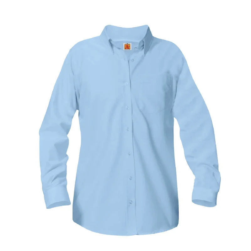 Long Sleeve Girls Oxford Shirt