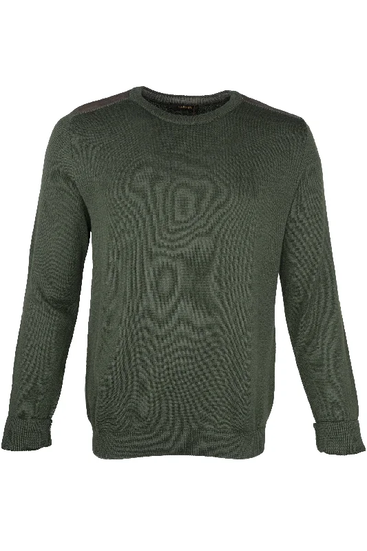 Garnet Crewneck Sweater - Green