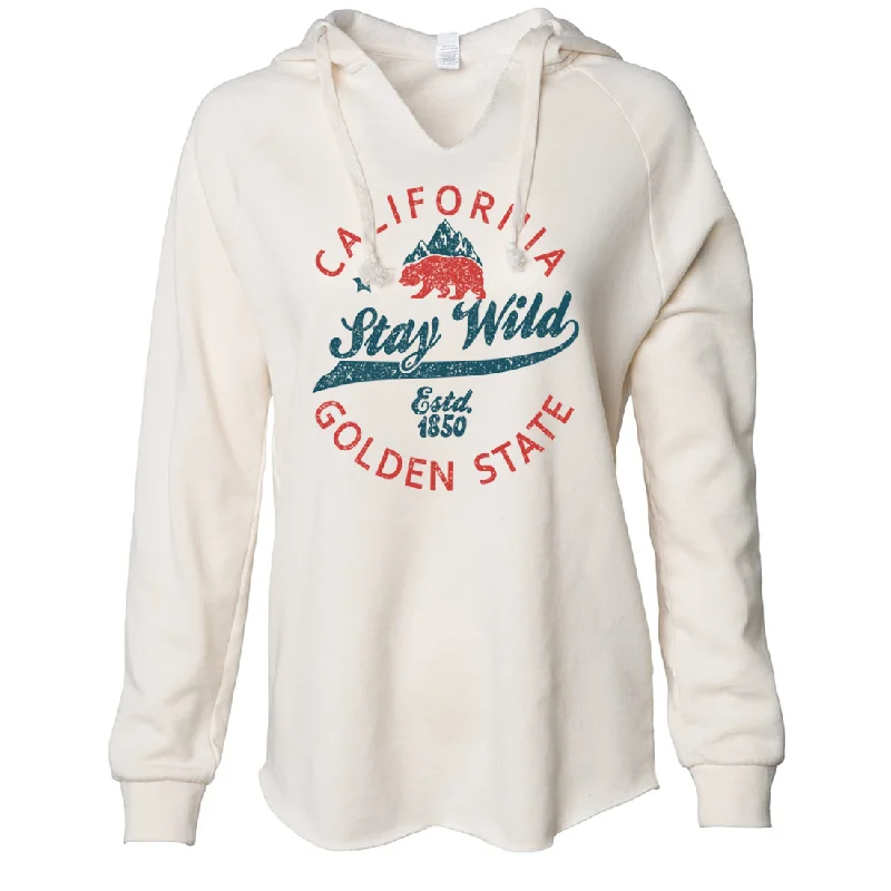 California Stay Wild Women's Soft Hooded Pullover