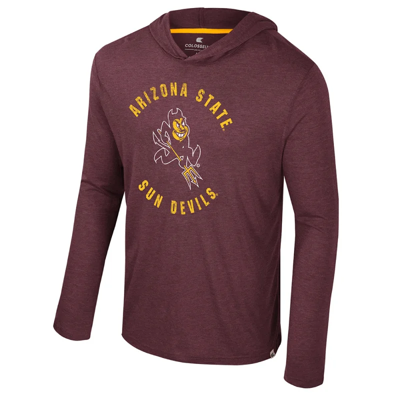 ASU VR Hooded Tee MRN