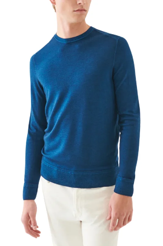 Vintage Wash Ribbed Hem Crewneck