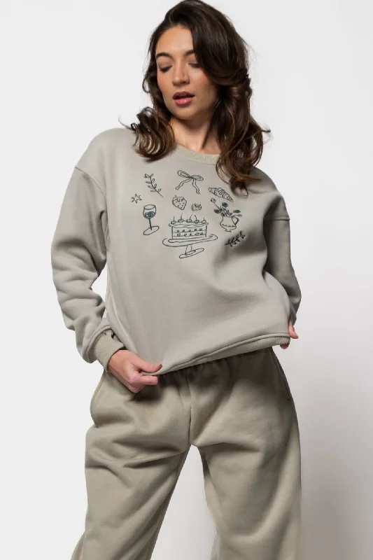 Bows and Bites Crewneck Sweatshirt