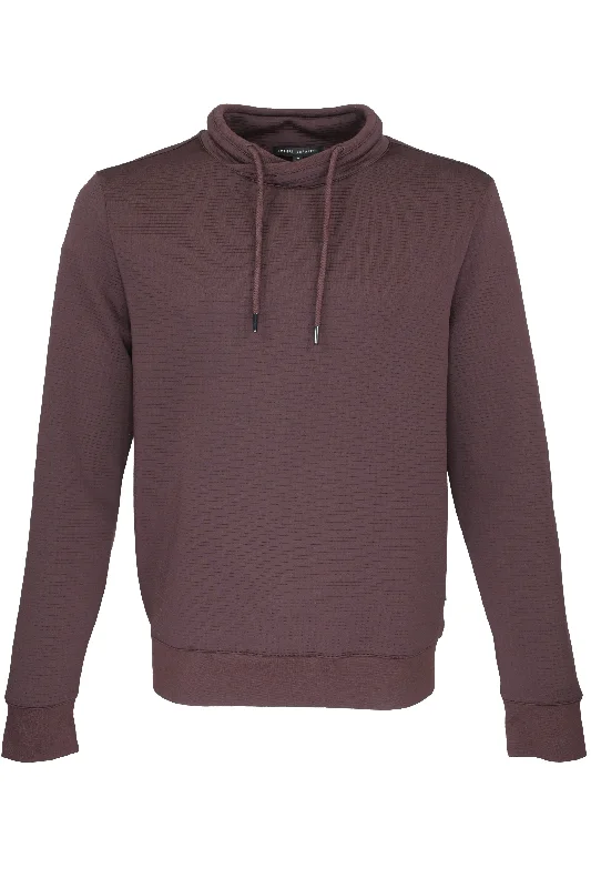 Robert Barakett Drayton Crossover Sweater Bordeaux