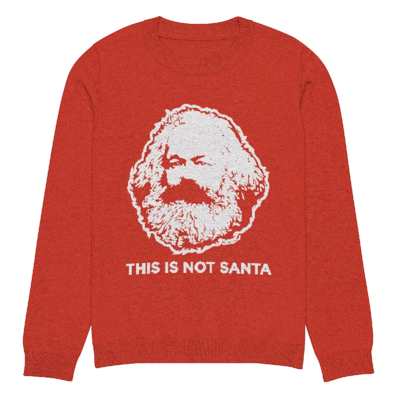 This Is Not Santa Karl Marx Knitted Sweater