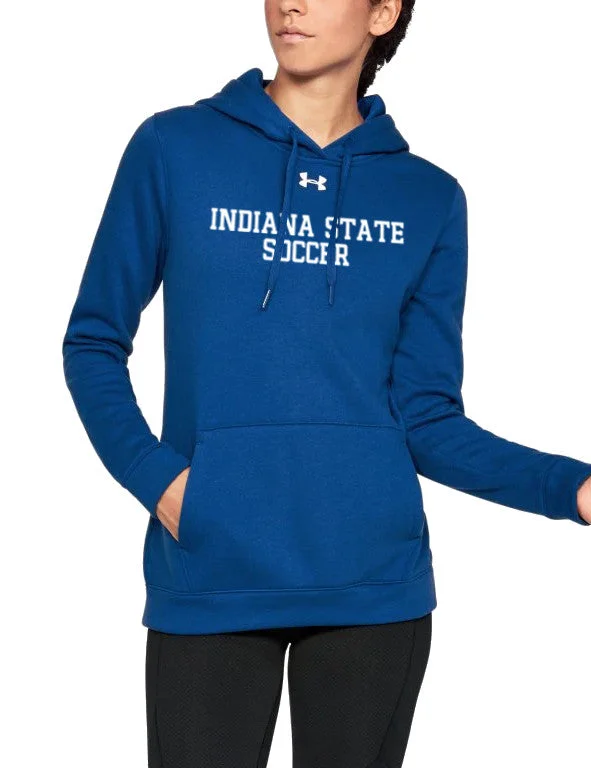 Indiana State Soccer Women's Under Armour Rival Fleece Hoody