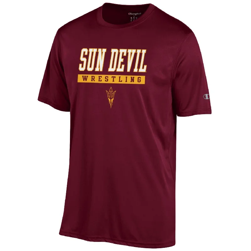 ASU Wrestling Athletic Tee MRN