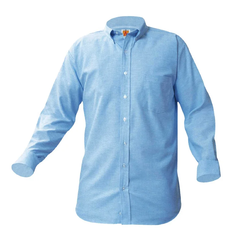 Long Sleeve Boys/Men Oxford Shirt