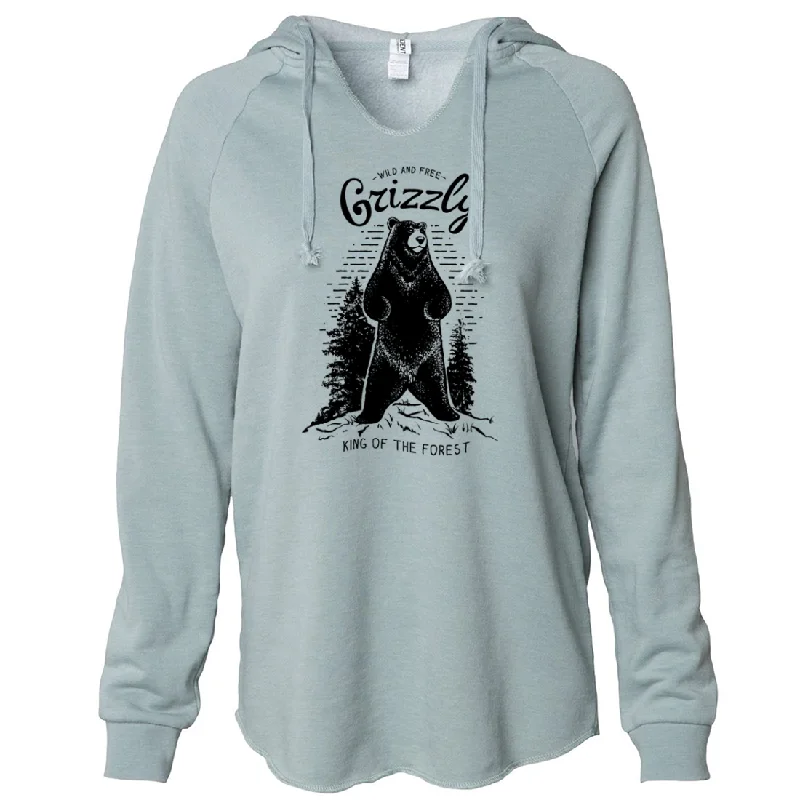 Wild And Free Grizzly Women's Soft Hooded Pullover