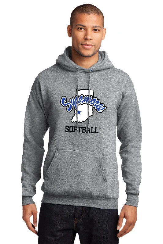 Port & Company® Sycamores Softball Essential Fleece Hooded Sweatshirt