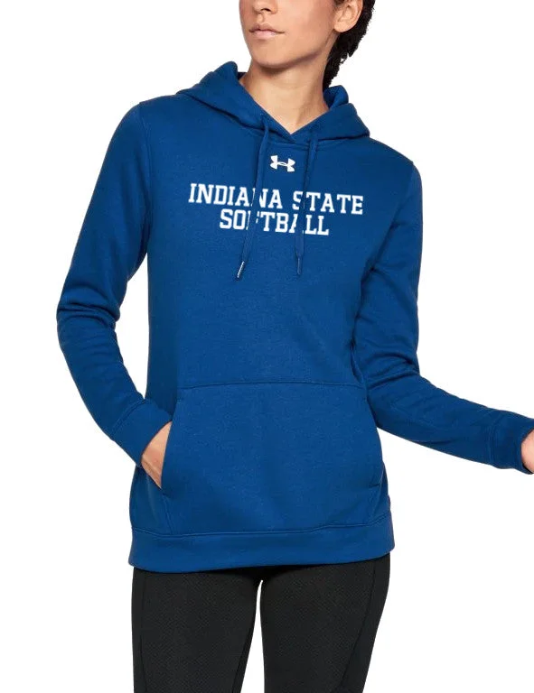 Indiana State Softball Women's Under Armour Rival Fleece Hoody