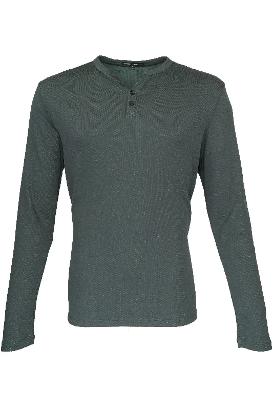 Robert Barakett Elgin Henley Sweater Green