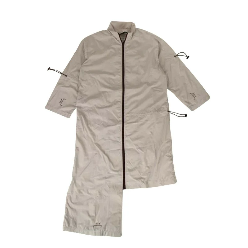 A-COLD-WALL* Men's Asymmetric Drawstring Jacket - Light Gray