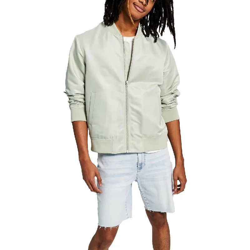 And Now This Mens Lightweight Short Bomber Jacket