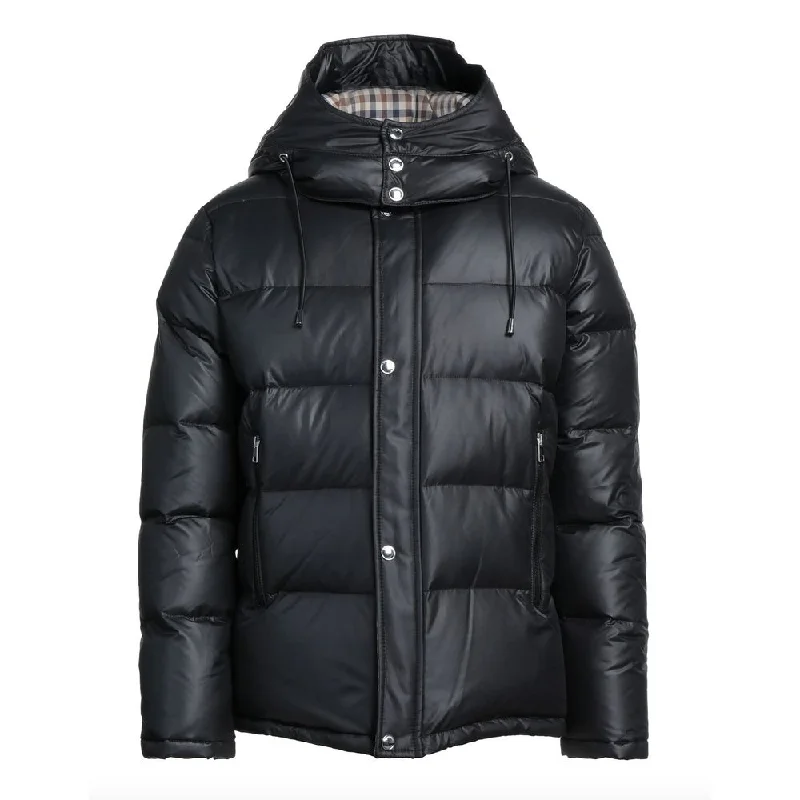 Aquascutum Elegant  Padded Jacket with Removable Men's Hood