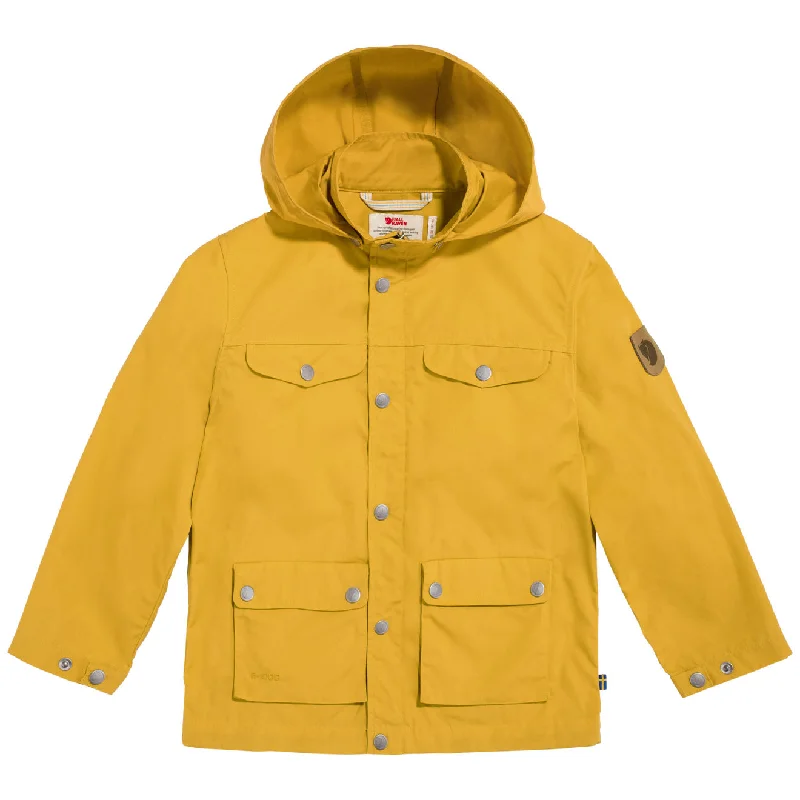 Fjallraven Kids Greenland Jacket Mustard Yellow