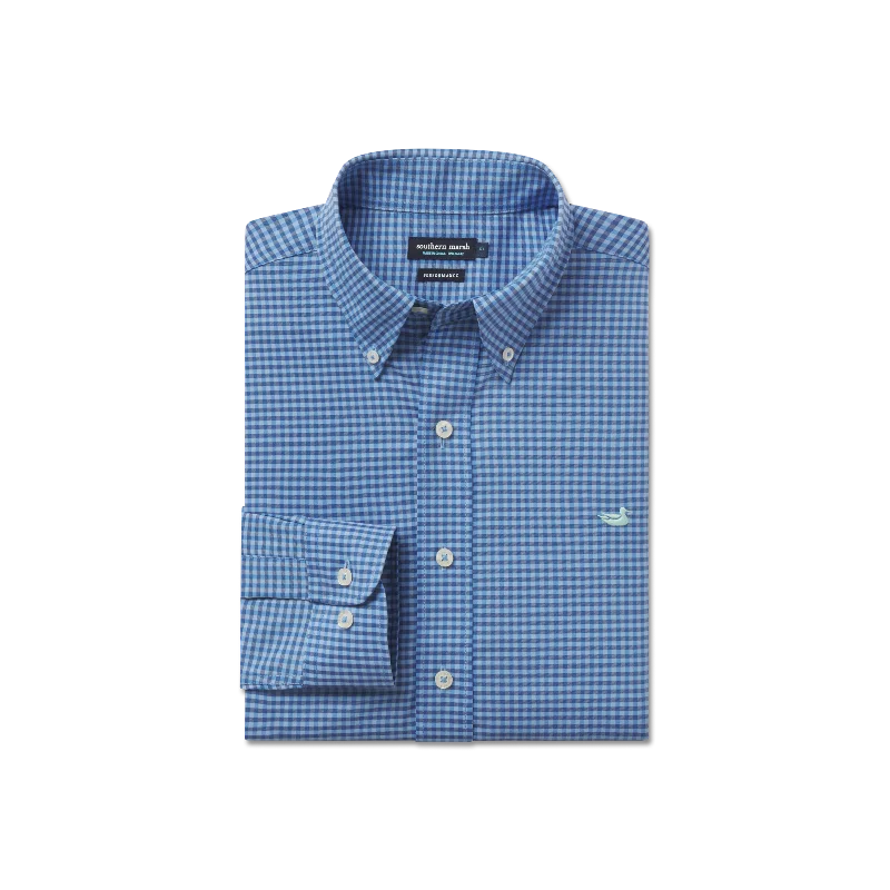 Greene Performance Check Dress Shirt