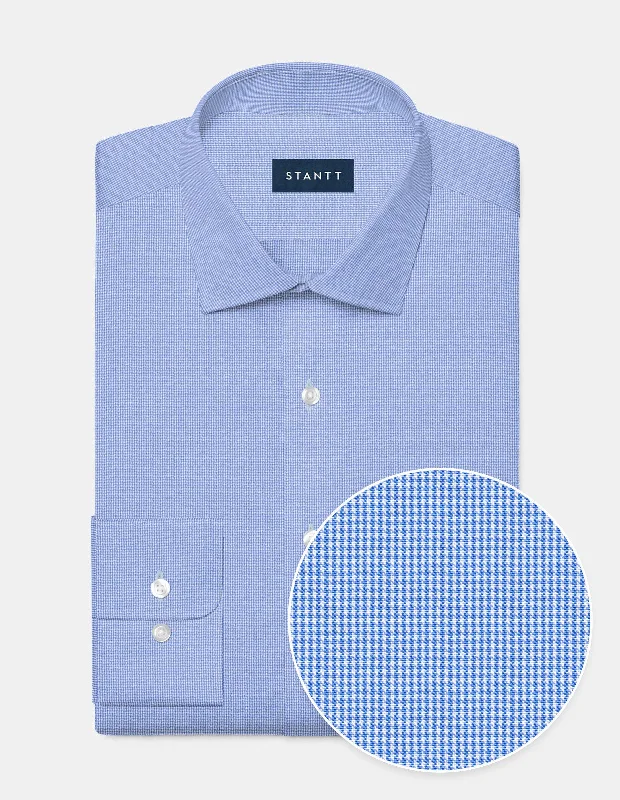 Light Blue Houndstooth