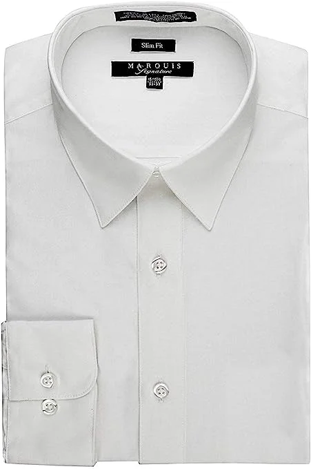 Marquis 009SL Dress Shirt Slim Fit White