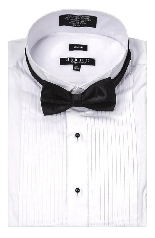 Marquis 1007SL Tuxedo Slim Dress Shirt White