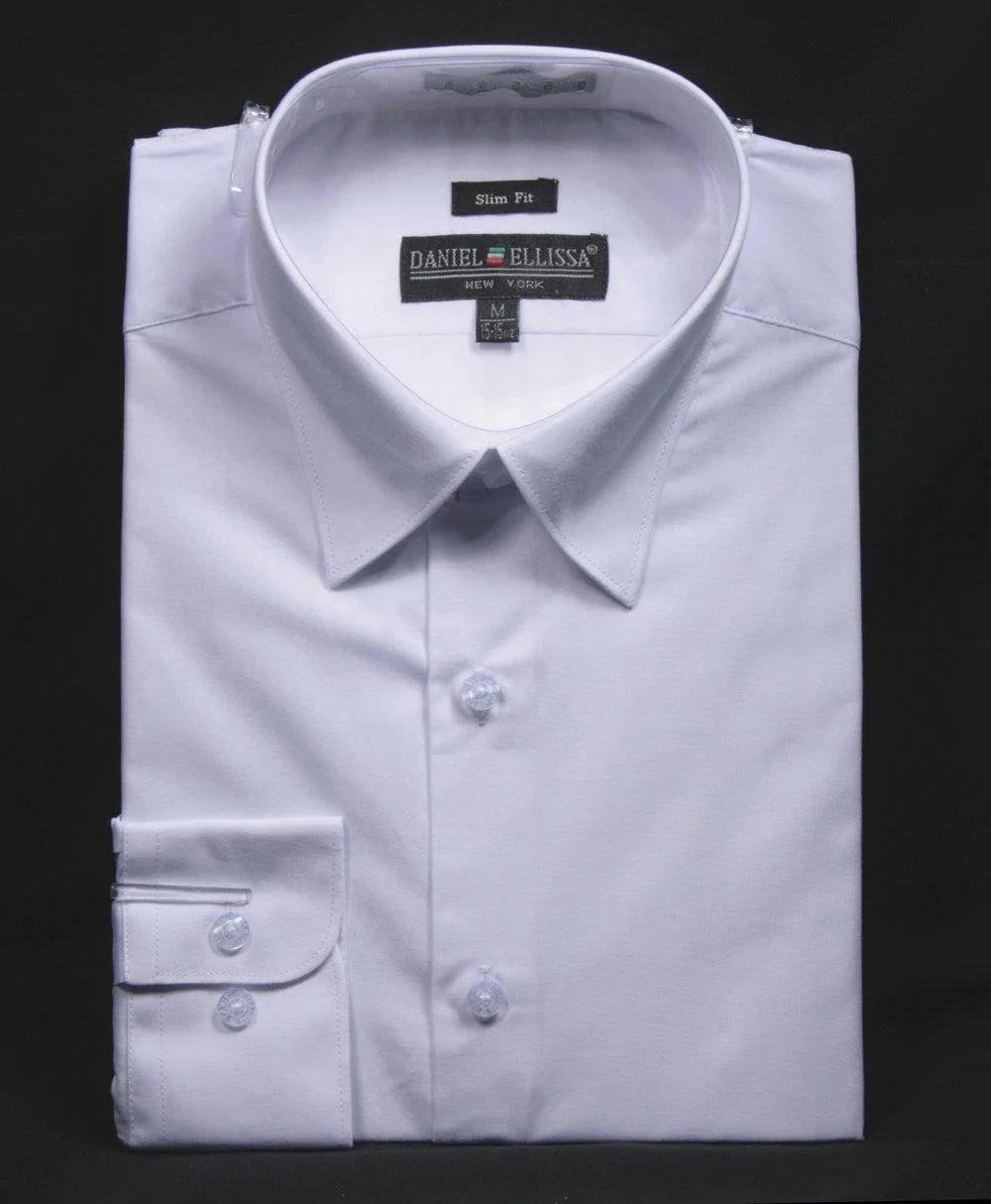 Slim Fit Dress Shirt, White