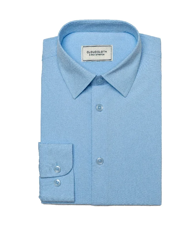 MSH9801 Light Blue- 4Way Stretch Shirt. Available in 17 Colors!