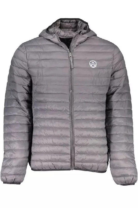 North Sails Sleek Hooded Polyamide Jacket in Men's