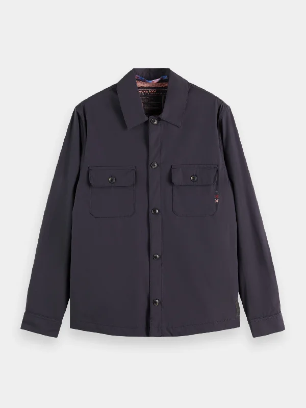 Nylon-blend overshirt