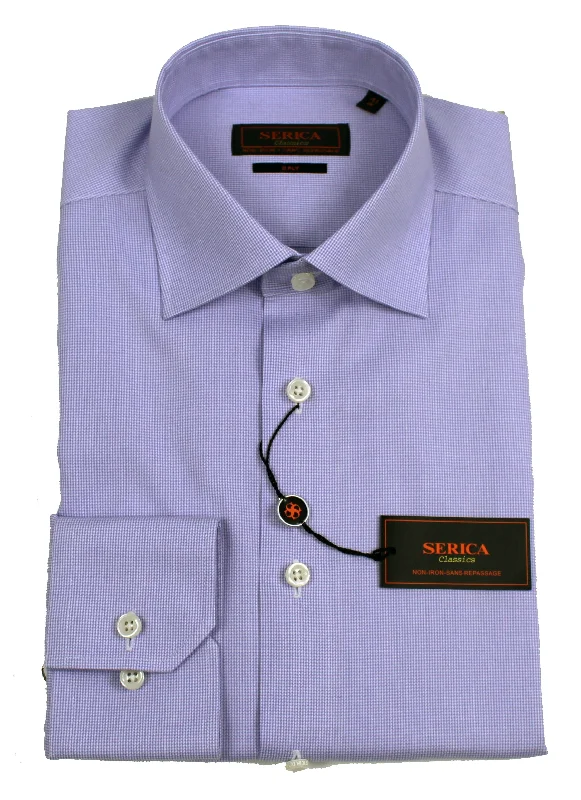 SERICA CLASSICS PURPLE MICRO GINGHAM