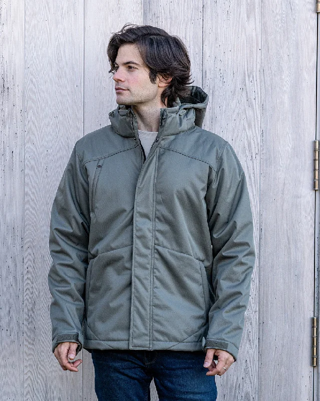 Jones Softshell Coat in Dusty Olive