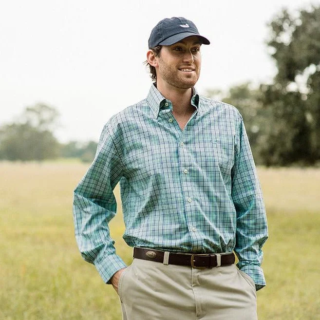 Navy and Green Shirt