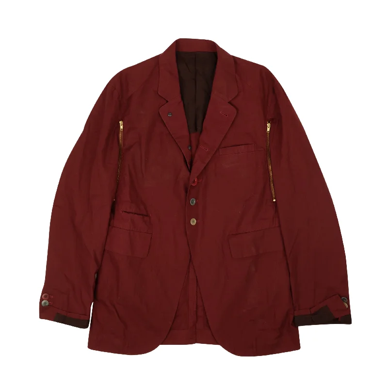 Undercover Hankerchief Jacket - Red