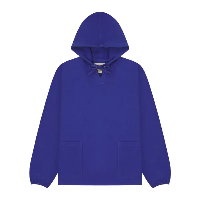 USKEES 3008 Hooded Smock Ultra Blue