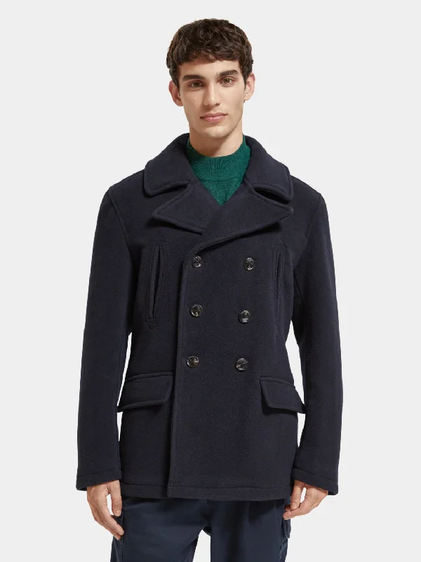 Wool blend peacoat