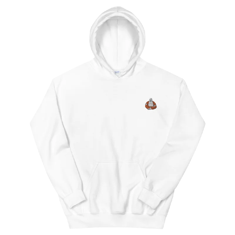 Buddha Embroidery Graphic Hoodie