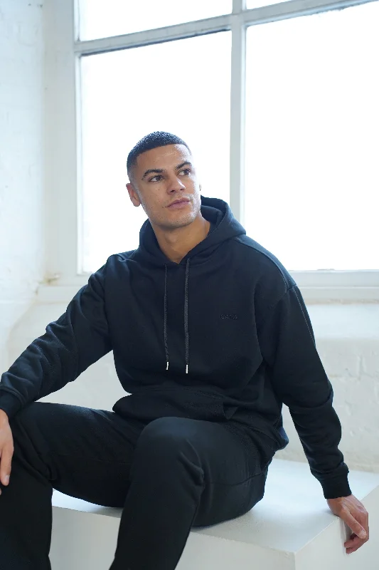 Capo Tracksuit Overhead Hoodie - Black