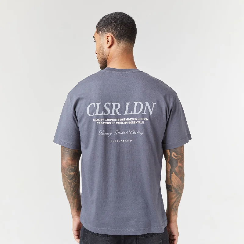 CLSR LDN Luxe T-Shirt | Charcoal