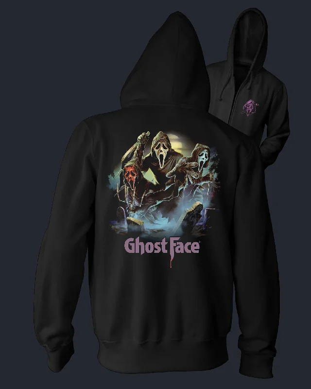 Ghost Face - Stop The Killer - Zippered Hoodie