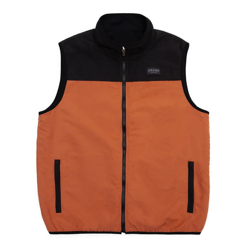 Grand Collection Reversible Vest Black/Rust